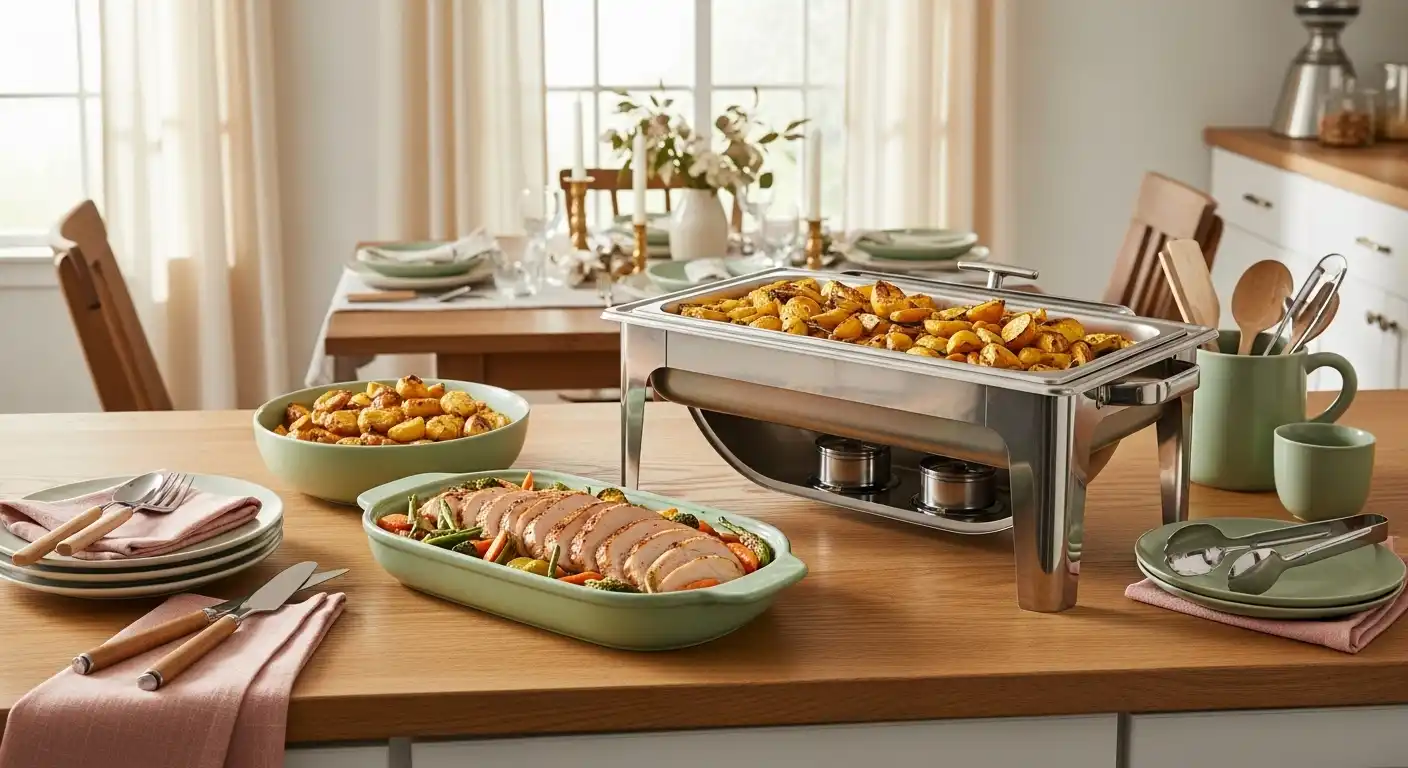 Keeping Food Warm with Chafing Dishes