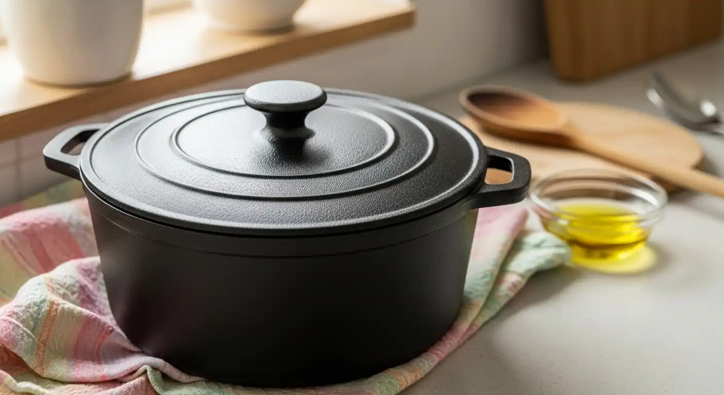 Season Cast Iron Dutch Oven