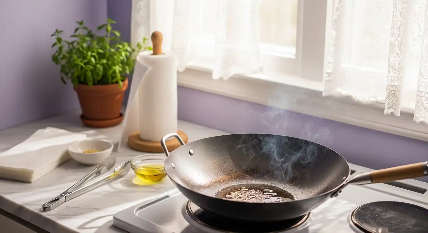 Seasoning Your Wok for Electric Stove Use