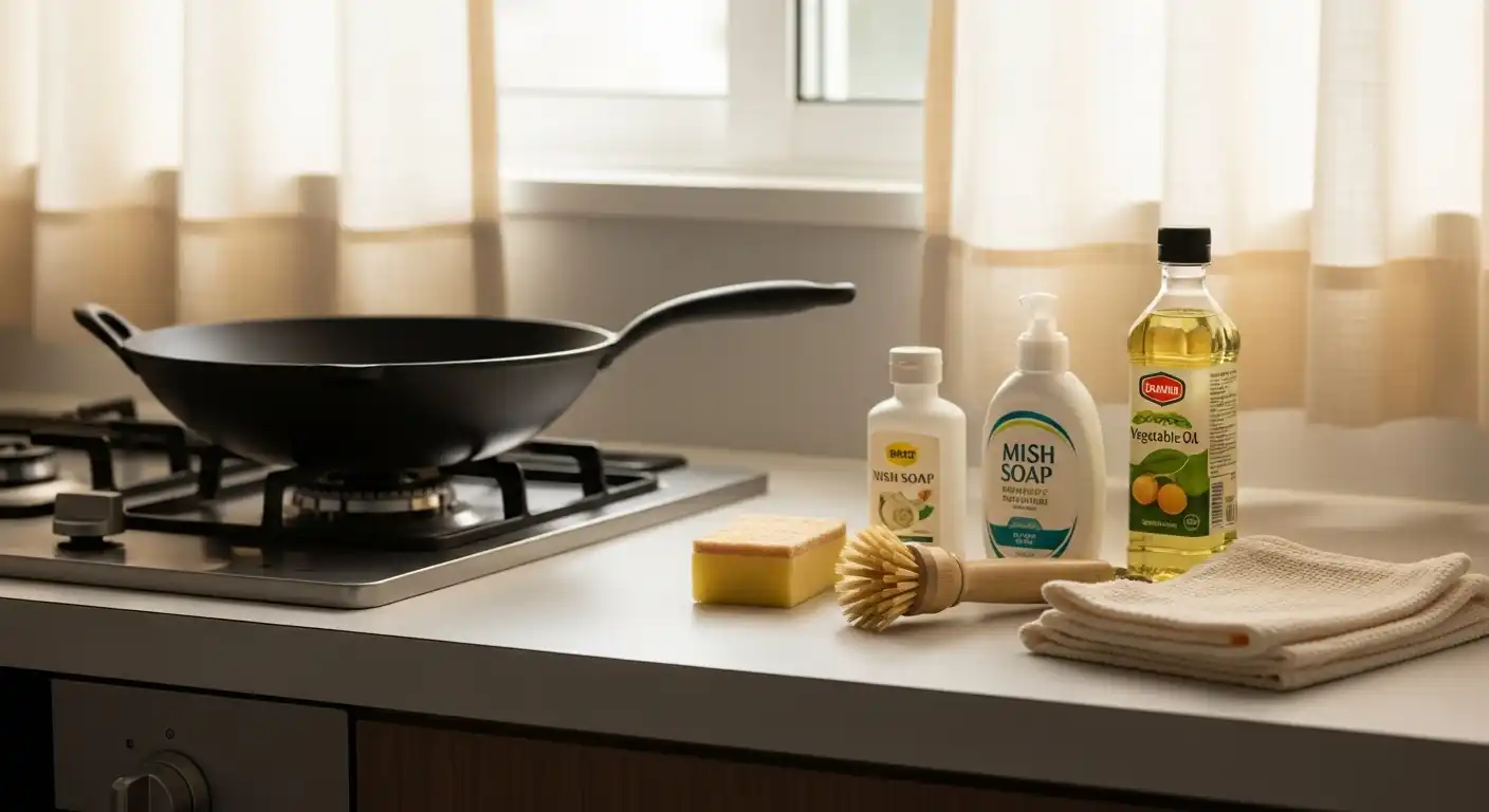 What You’ll Need to Clean a Cast Iron Wok