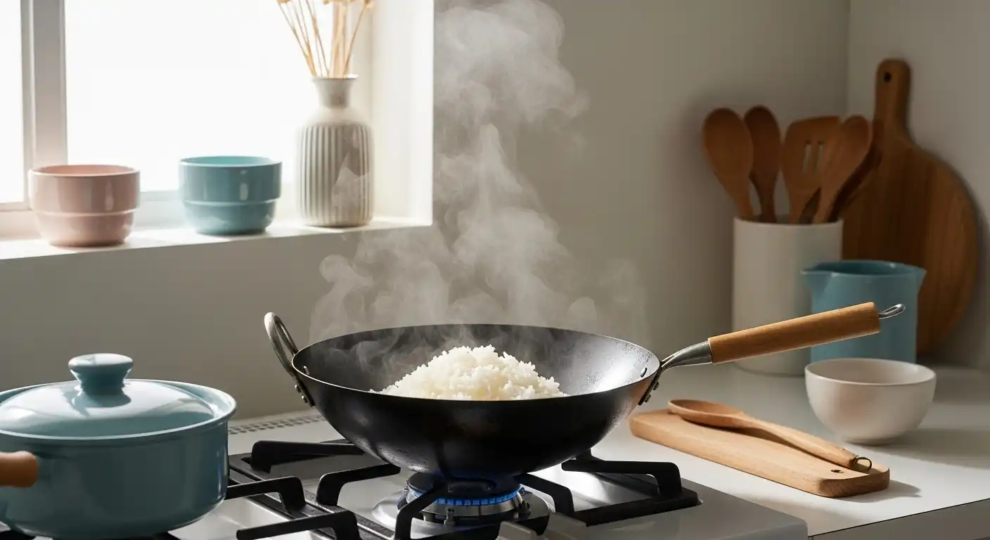 Why Consider Cooking Rice in a Wok