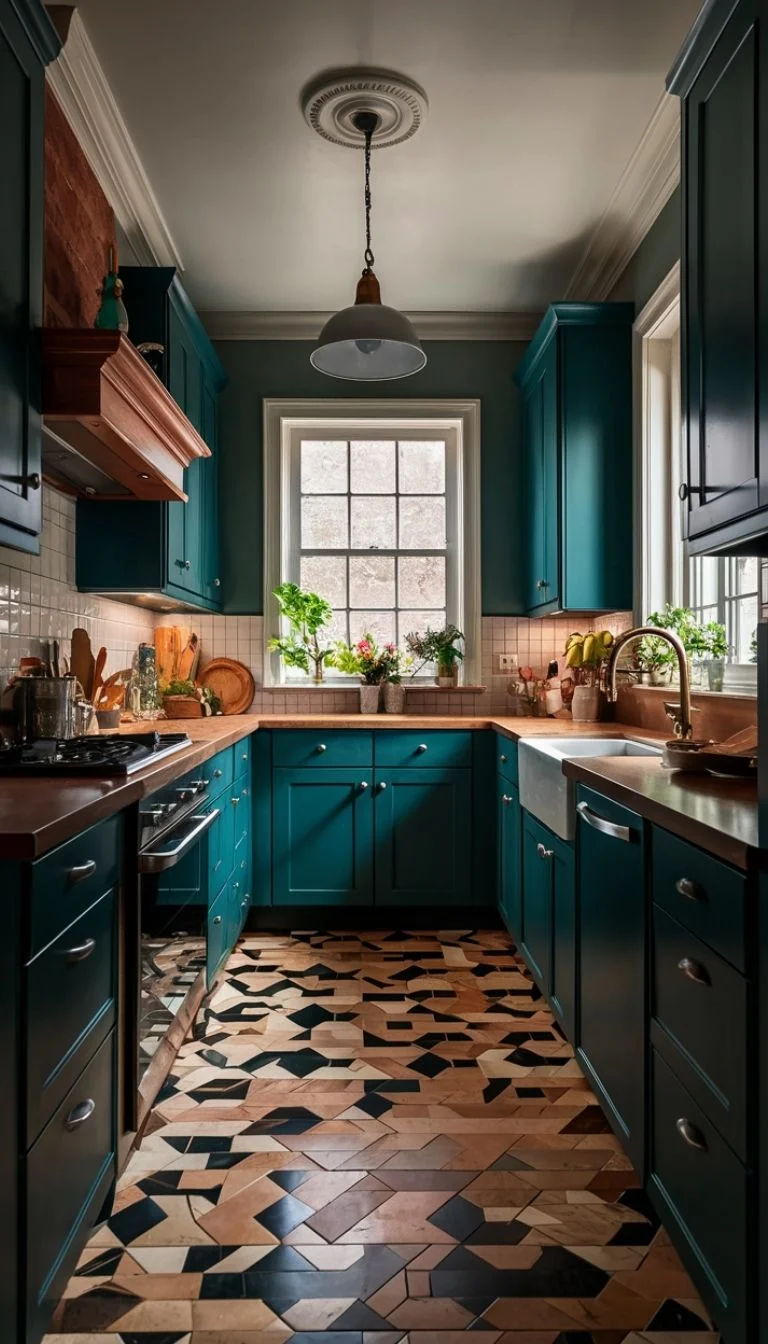 13 Kitchen Color Ideas to Inspire You 2 Emerald Green