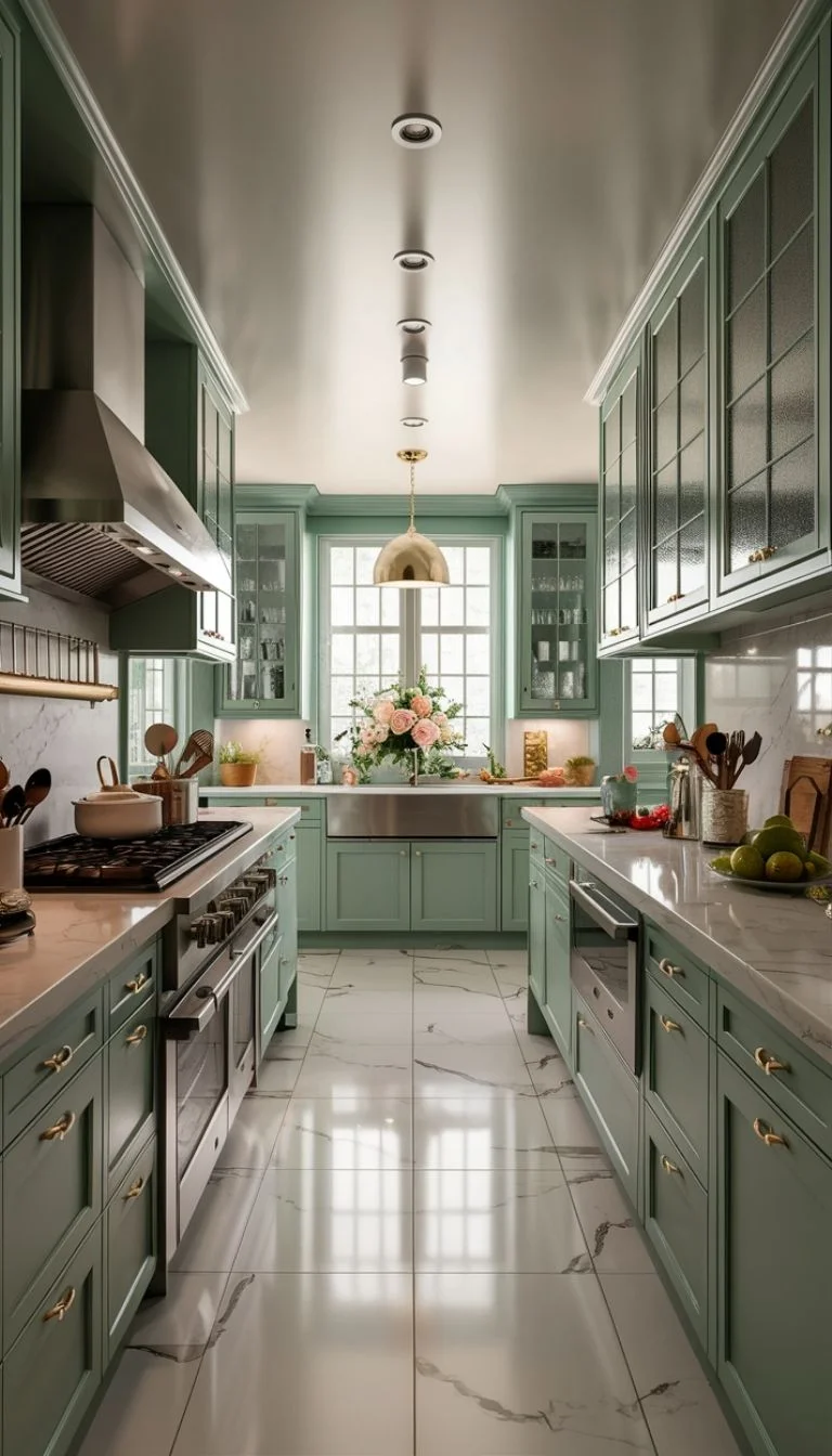 13 Kitchen Color Ideas to Inspire You 4 Mint Green kitchen