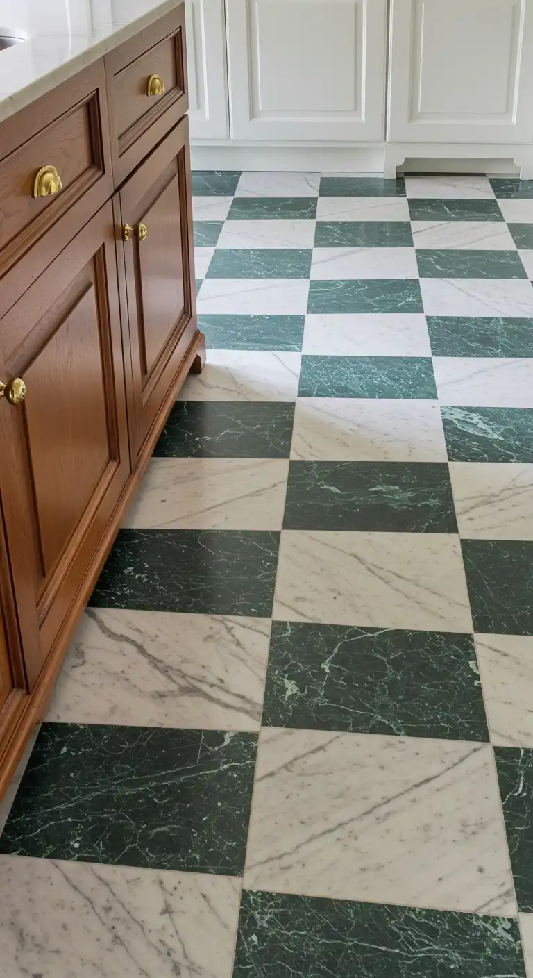 Classic Marble Checkerboard Floors 2