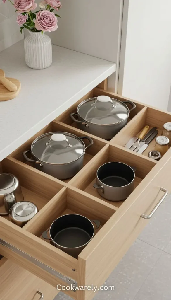 Cookware Drawer Dividers