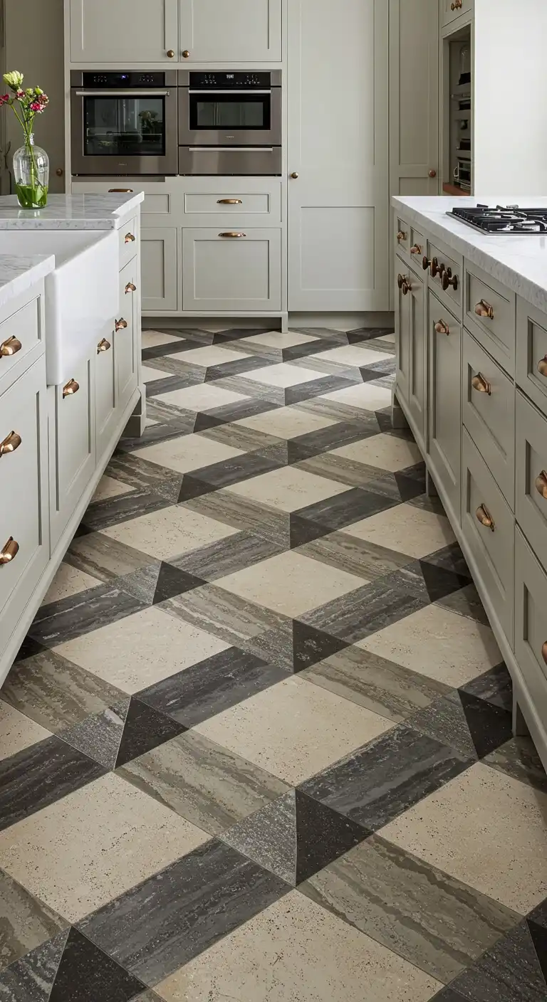 Escher-Like Cube Pattern Floors 1