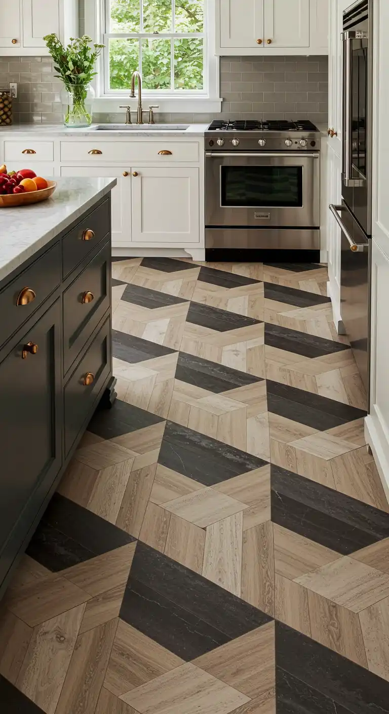 Escher-Like Cube Pattern Floors 2