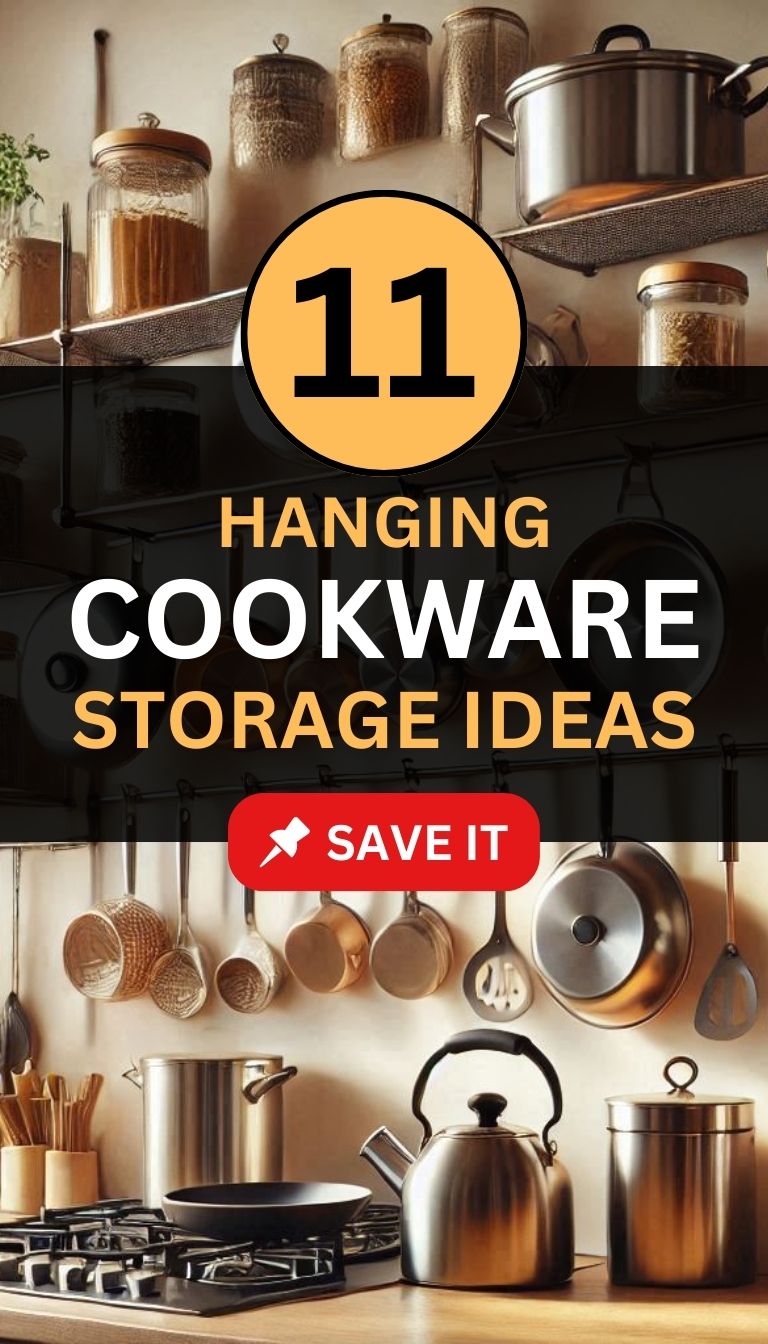 11+ Genius Hanging Cookware Storage Ideas