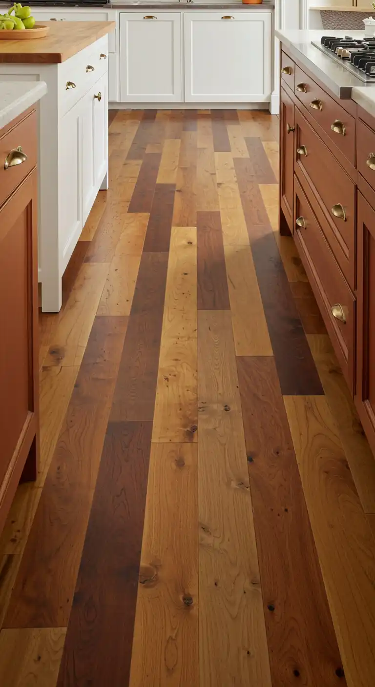 Multihued Hardwood Floors 1