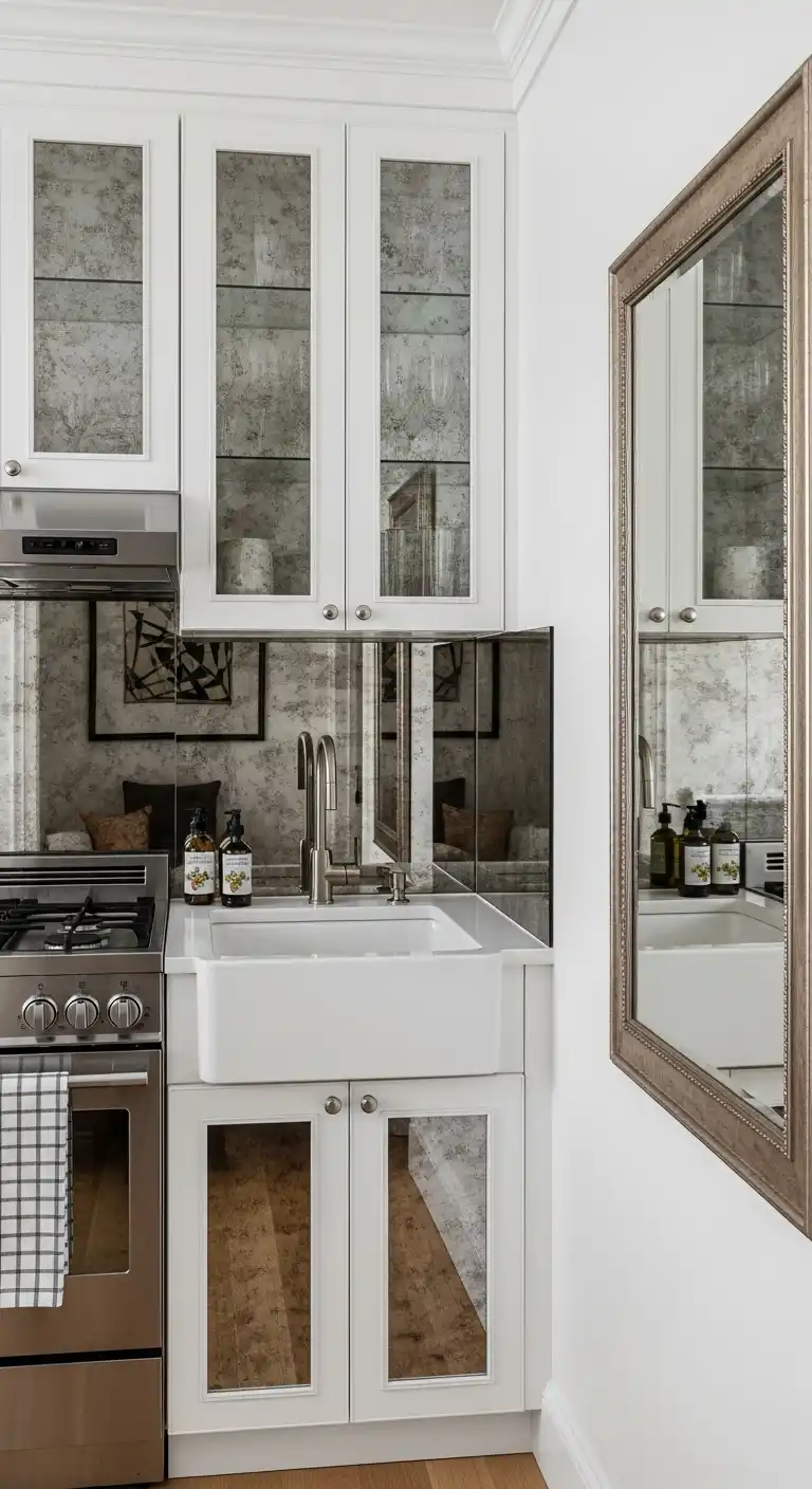 06. Incorporate Mirrors Trick the Eye Into More Space