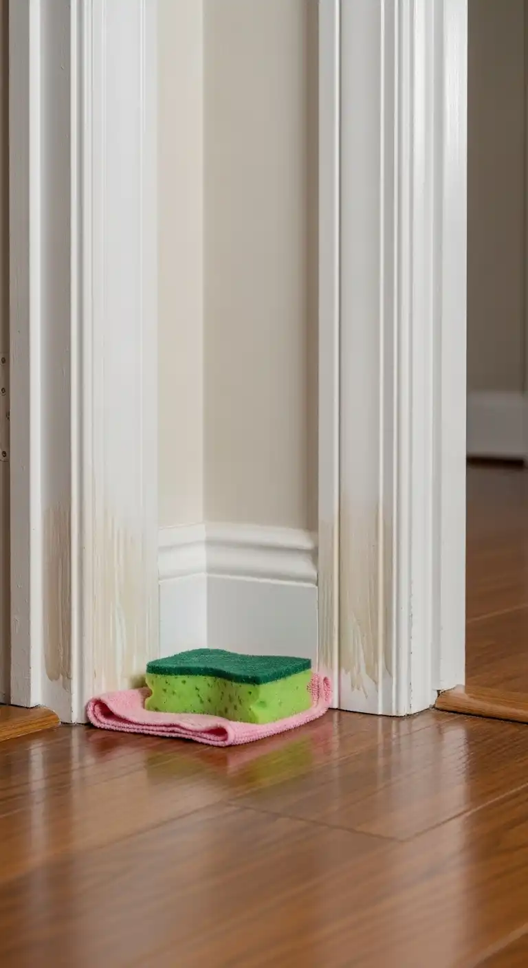 15 Quick Dining Room Cleaning Ideas That Make a Big Difference 12 11. Clean Baseboards and Door Frames