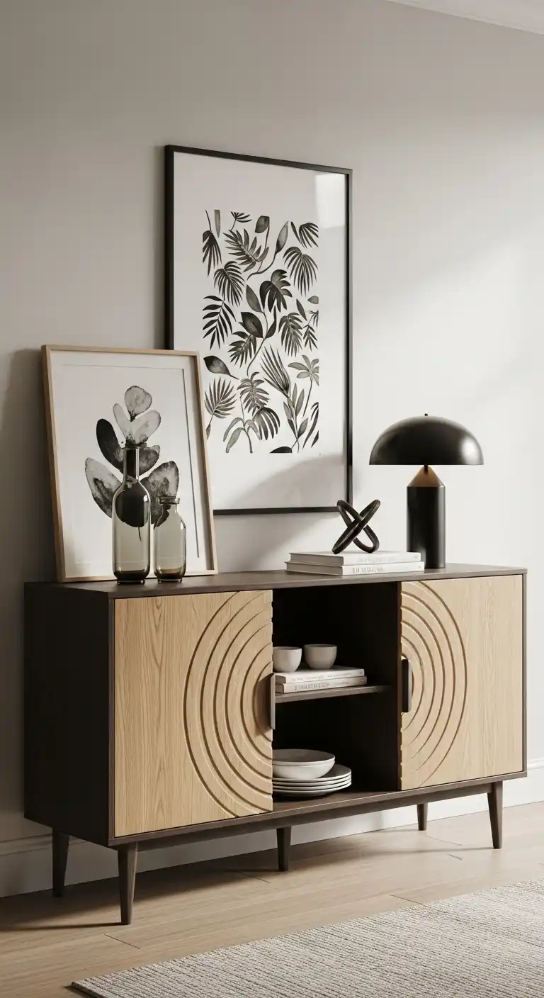 15 Elegant Dining Room Display Ideas 14 13. Integrate a Functional Buffet Table