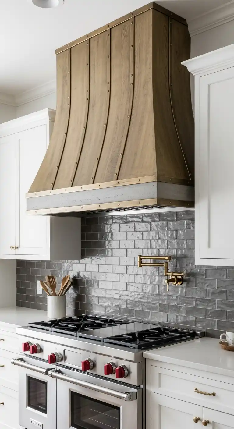 21 Trendy Kitchen Design Ideas for a Modern Home Vibe 14 13. Statement Range Hoods