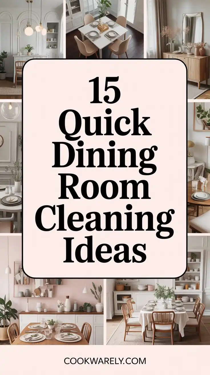 15 Quick Dining Room Cleaning Ideas That Make a Big Difference 1 15 Quick Dining Room Cleaning Ideas