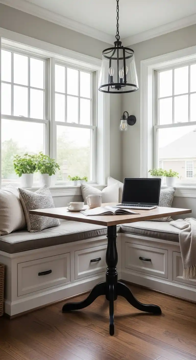 21 Trendy Kitchen Design Ideas for a Modern Home Vibe 16 15. Built In Seating Nooks
