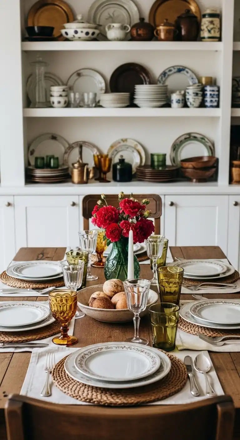 15. Curate a Collection of Vintage Tableware