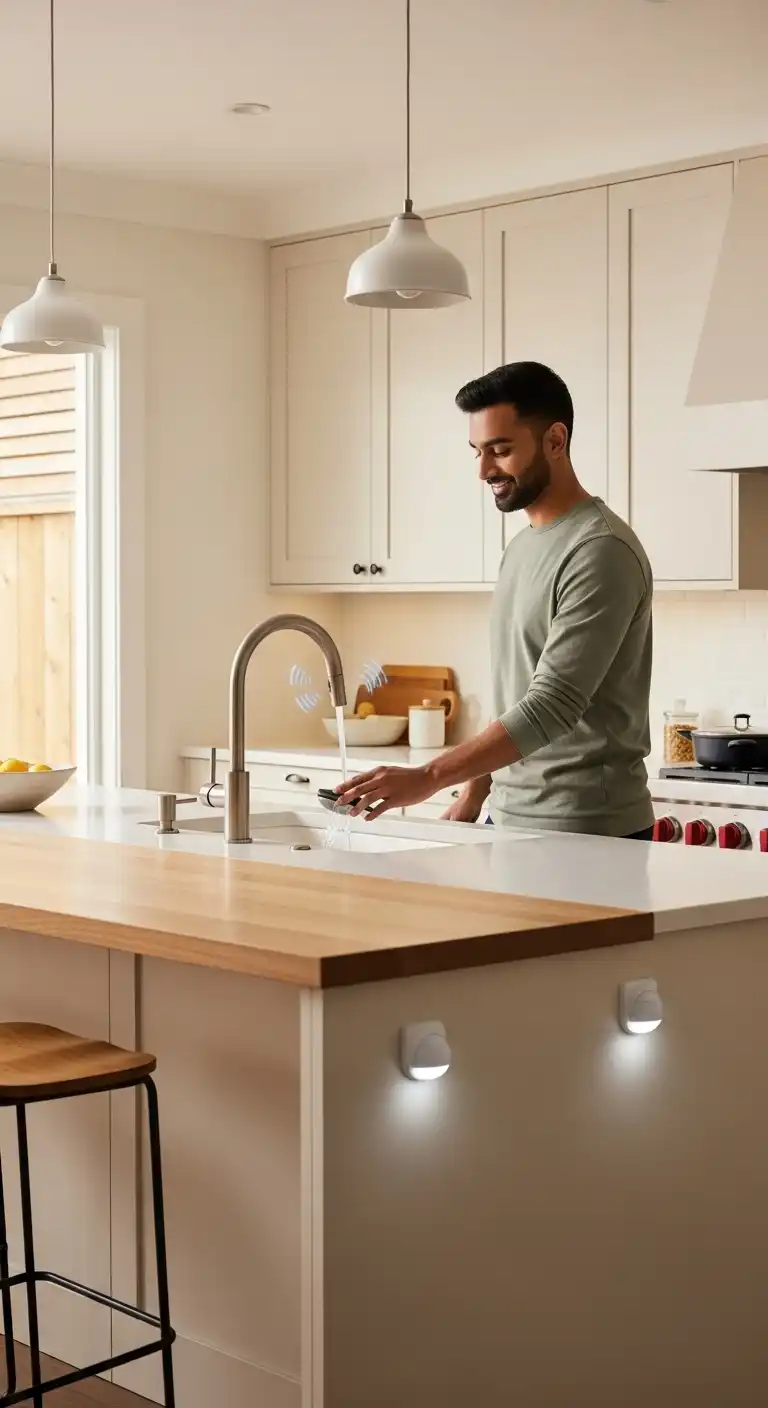 21 Trendy Kitchen Design Ideas for a Modern Home Vibe 17 16. Touchless Faucets and Smart
