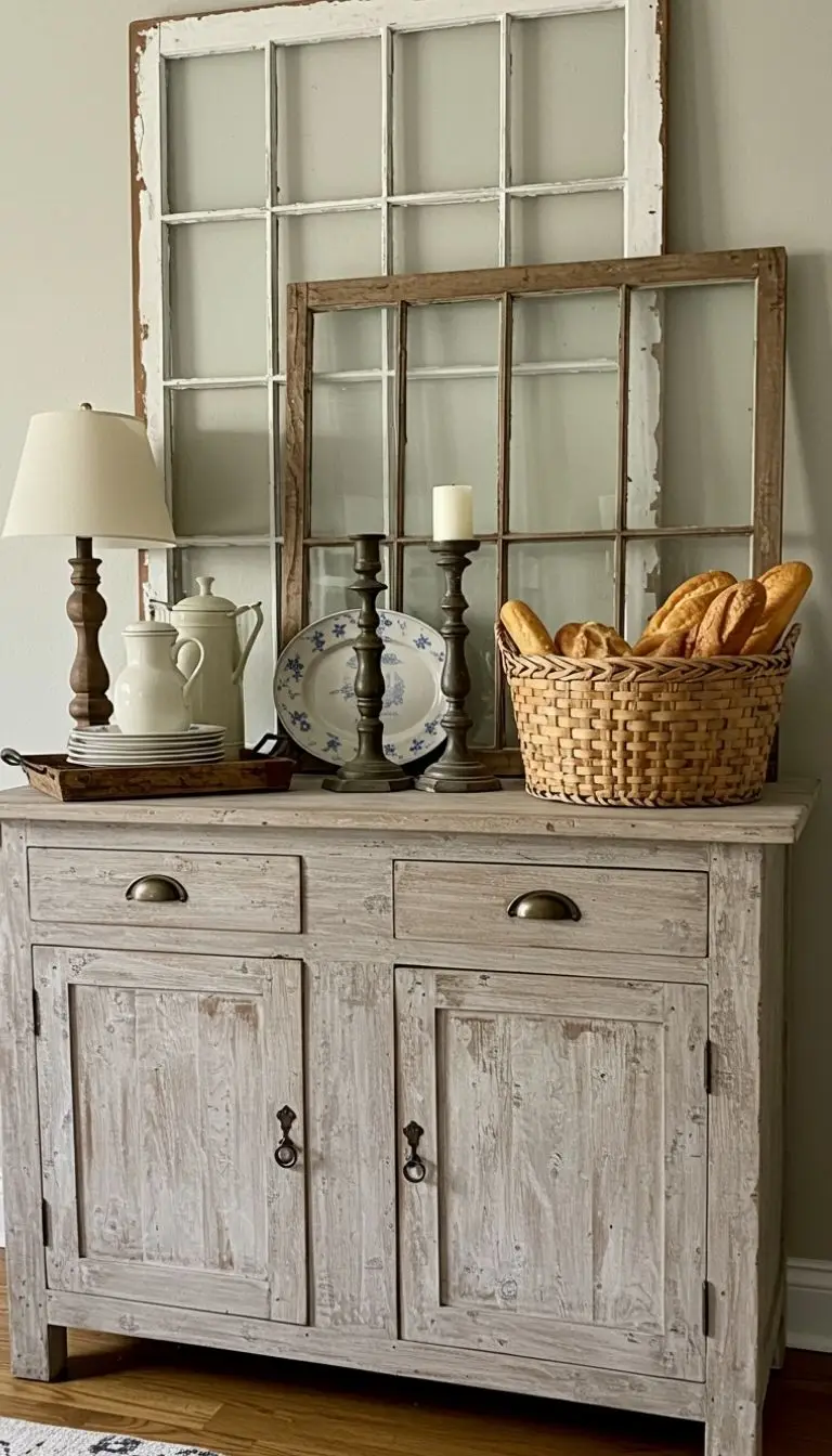 7 Farmhouse Dining Room Ideas for a Cozy and Inviting Space 5 Vintage and Antique Accents