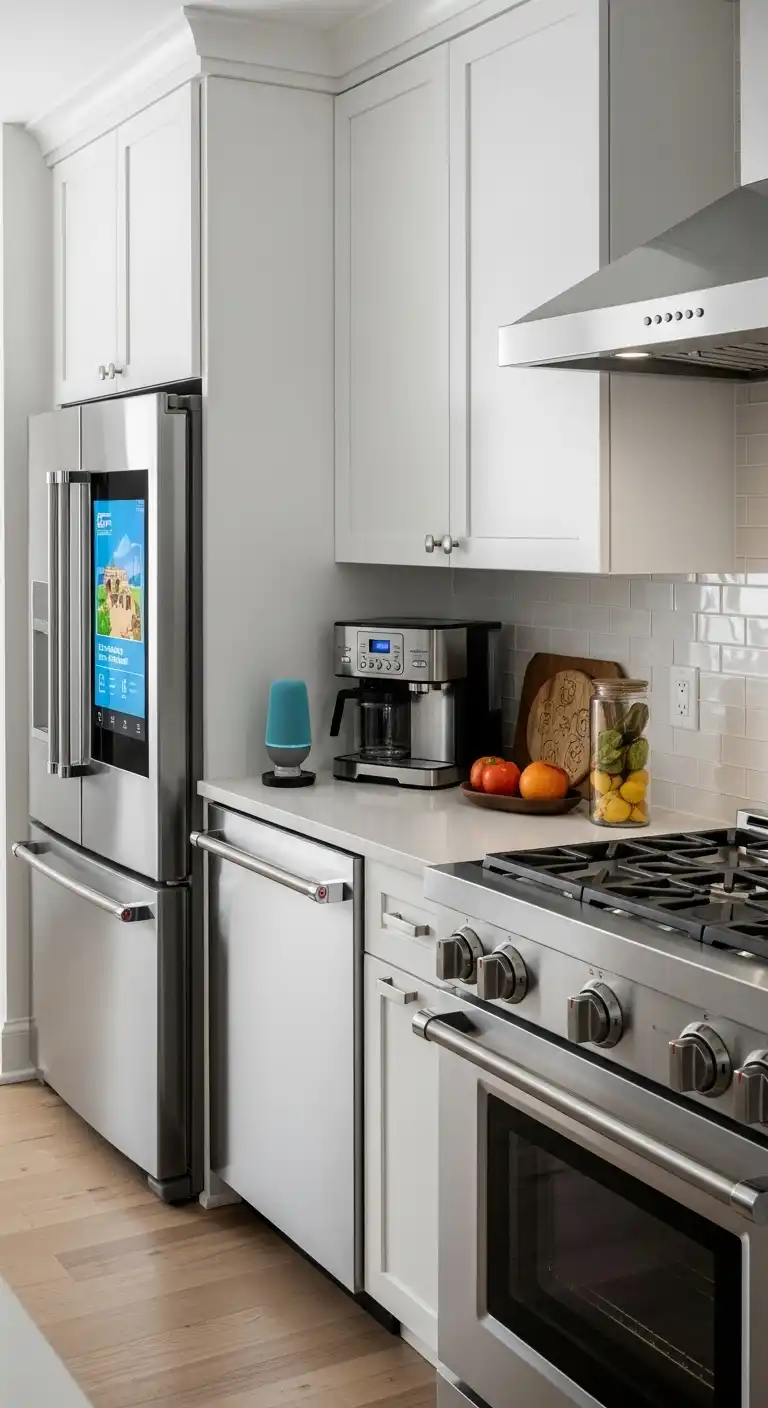 21 Trendy Kitchen Design Ideas for a Modern Home Vibe 5 4. Energy Efficient and Smart Appliances