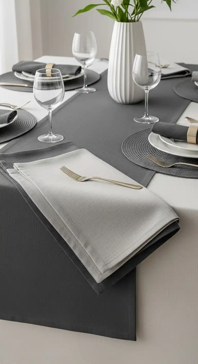 15 Elegant Dining Room Display Ideas 5 4. Layer Elegant Table Linens