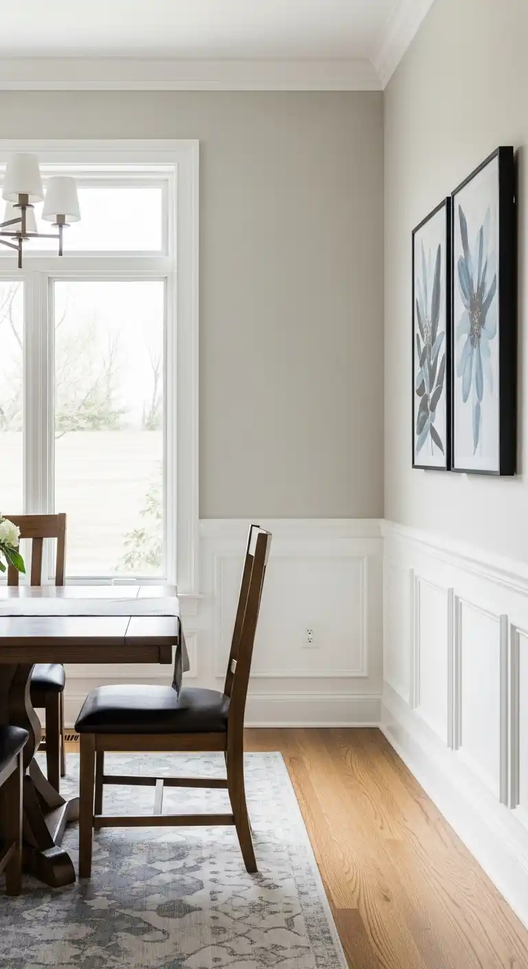 15 Quick Dining Room Cleaning Ideas That Make a Big Difference 5 4. Refresh Walls and Paint Touch Ups