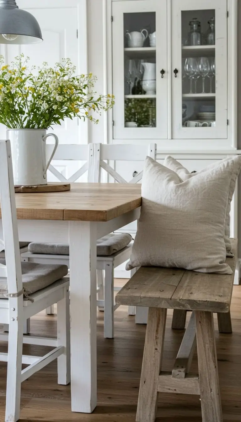 7 Farmhouse Dining Room Ideas for a Cozy and Inviting Space 6 Farmhouse-Inspired Dining Chairs