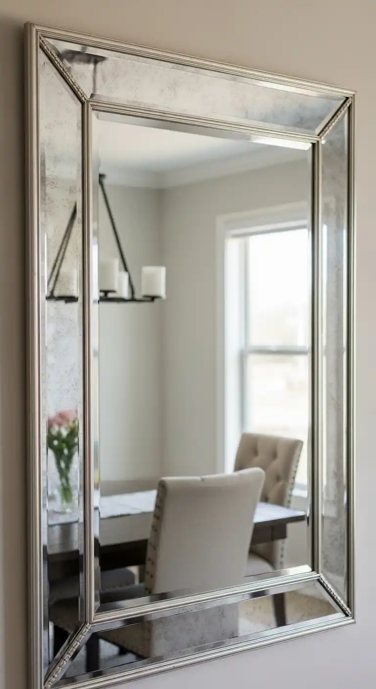15 Quick Dining Room Cleaning Ideas That Make a Big Difference 6 5. Polish and Maintain Dining Room Mirrors
