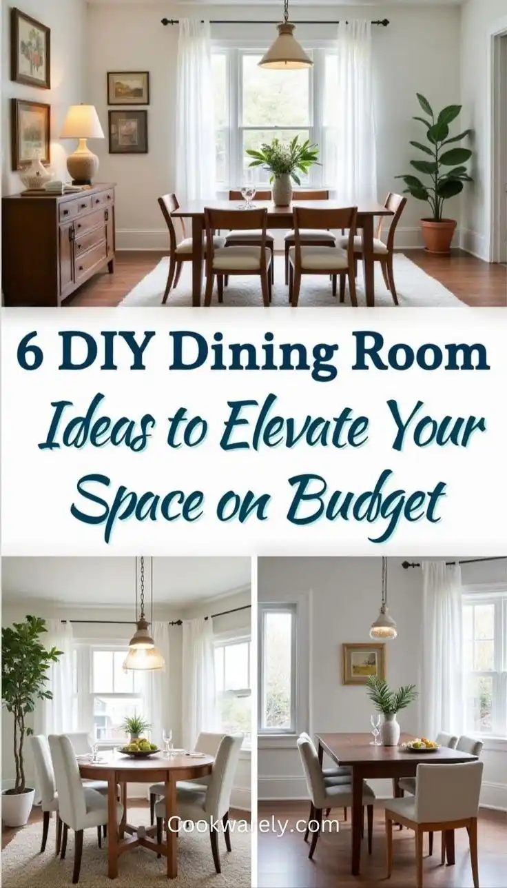 6 DIY Dining Room Ideas to Elevate Your Space on a Budget 1 6 DIY Dining Room Ideas to Elevate Your Space on a Budget