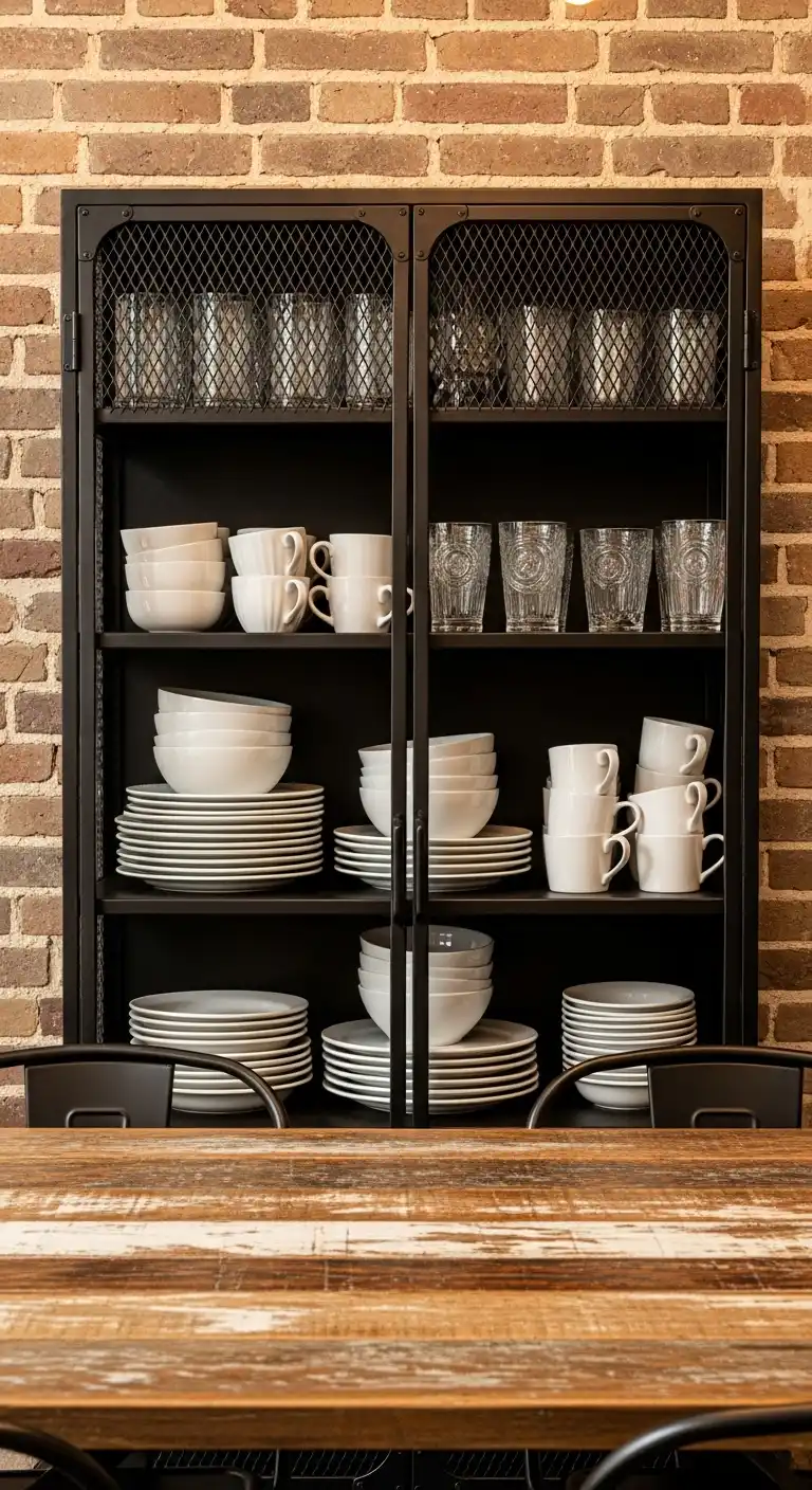 7. Industrial Metal Cabinets