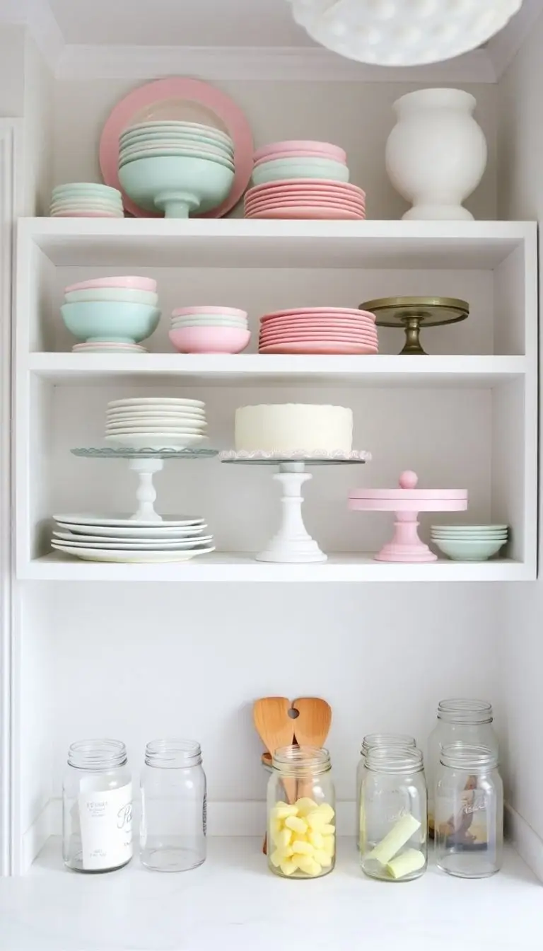 Embrace Open Shelving for a Vintage Display