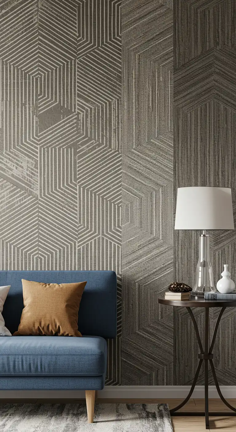 7 Dining Room Wallpaper Ideas for a Stunning Space 5 Bold Geometric Patterns 1