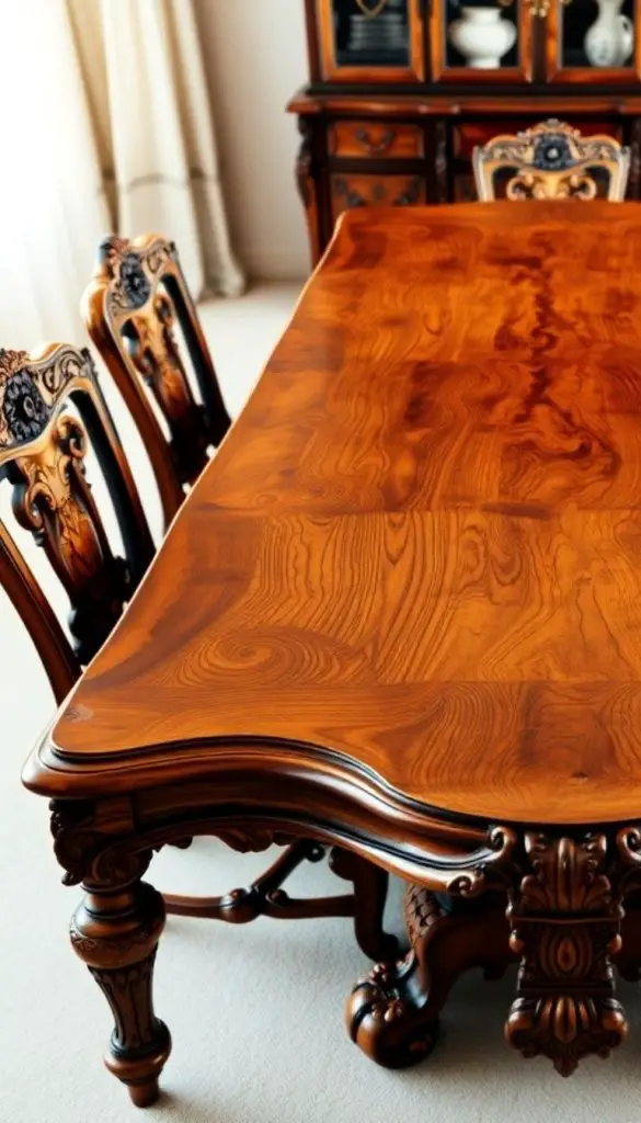 Classic Wooden Dining Table