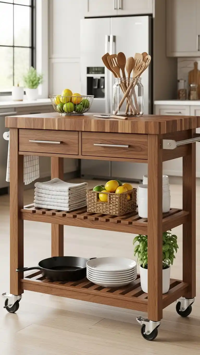 Smart Ways to Use a Kitchen Cart Every Day
