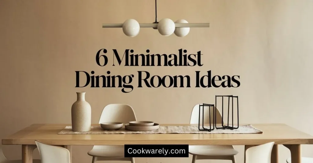 minimalist dinning room ideas