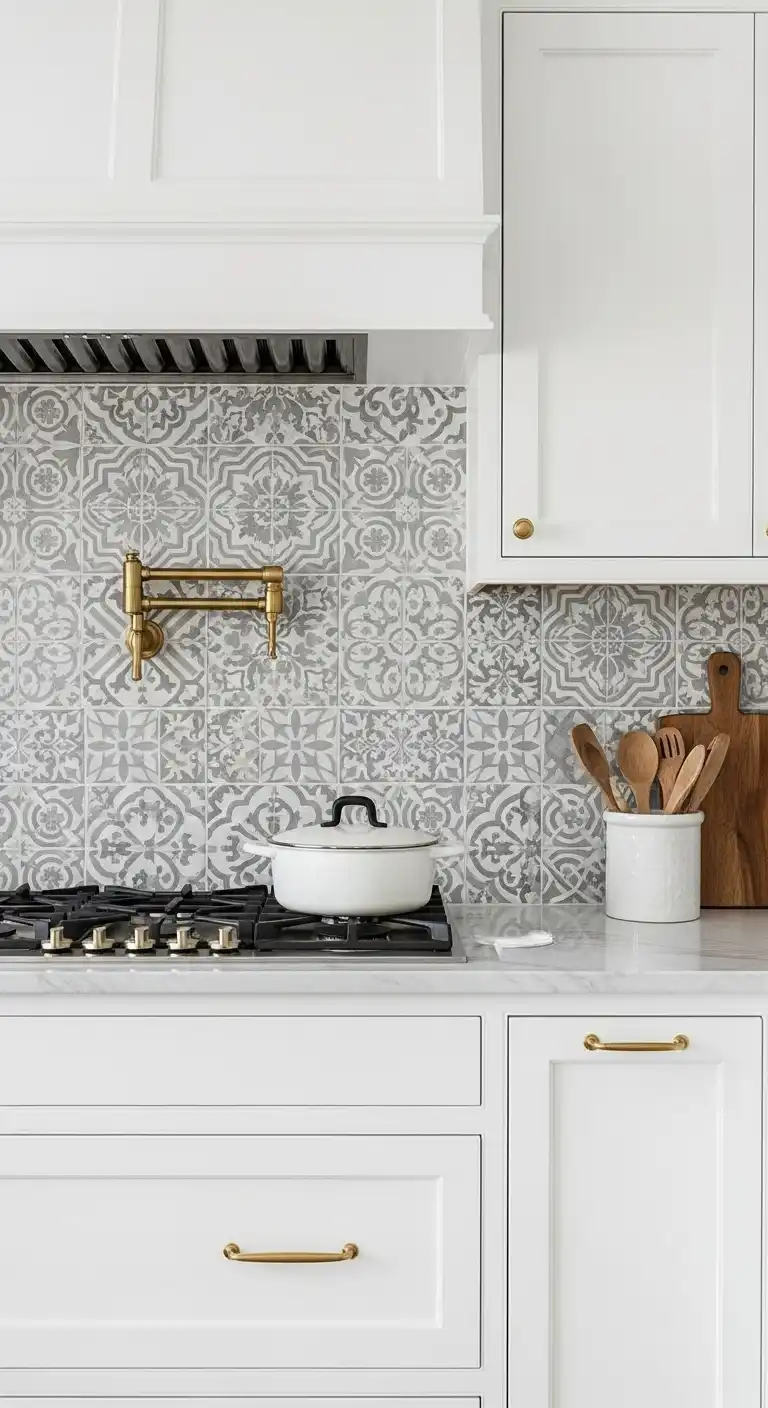 13. Patterned Porcelain Tiles