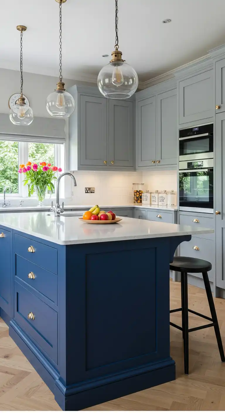 2. Warm Gray Cabinets