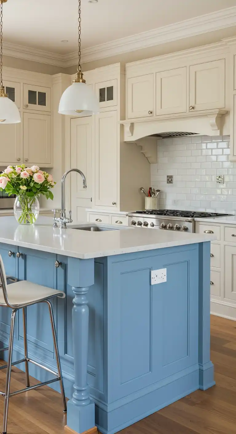4. Soft Beige Cabinets