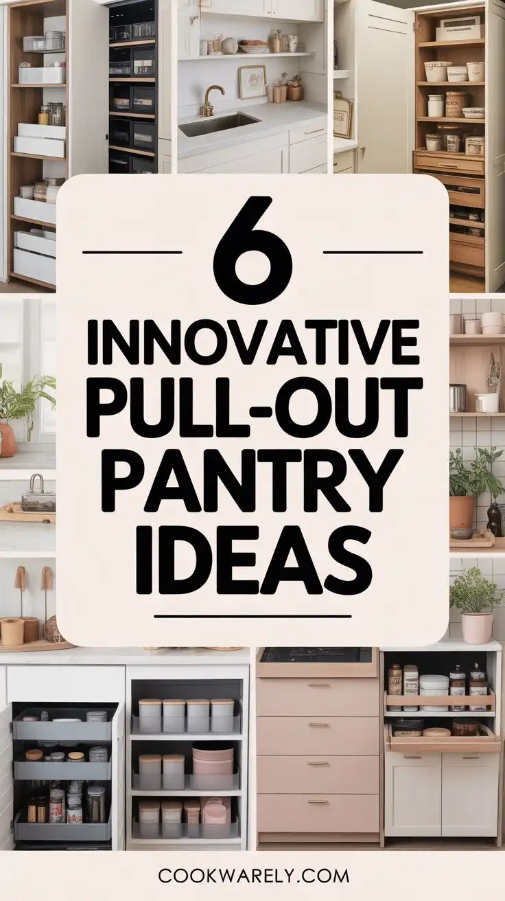 6 Innovative Pull-Out Pantry Ideas