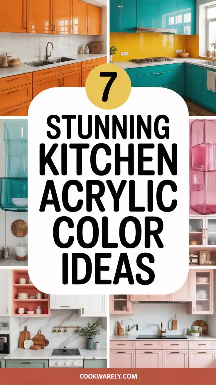 Kitchen Acrylic Color Ideas: 7 Stylish Combos for a Chic Look 1 7 Stunning Kitchen Acrylic Color Ideas