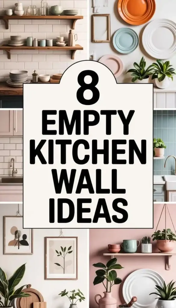 8 Creative Empty Kitchen Wall Ideas to Fill the Space Beautifully 1 8 Creative Empty Kitchen Wall Ideas to Fill the Space Beautifully