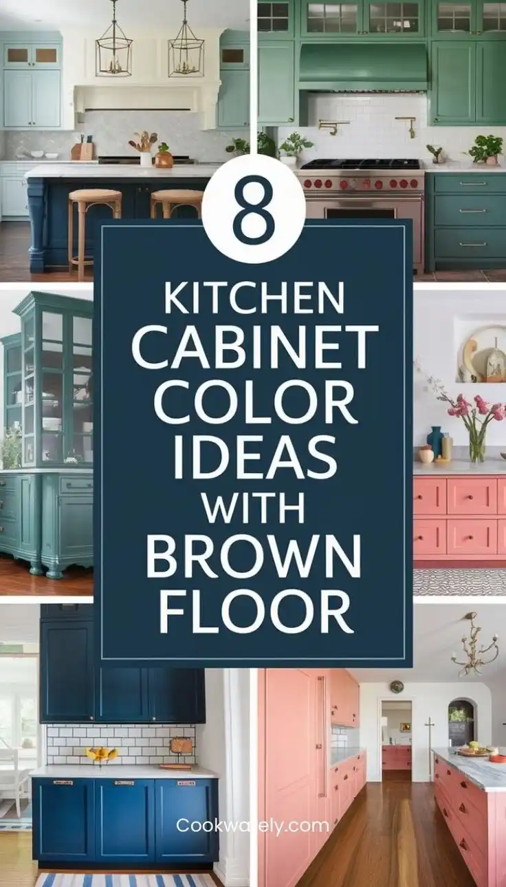 8 Harmonious Kitchen Cabinet Color Ideas with Brown Floor 1 8 Harmonious Kitchen Cabinet Color Ideas with Brown Floor