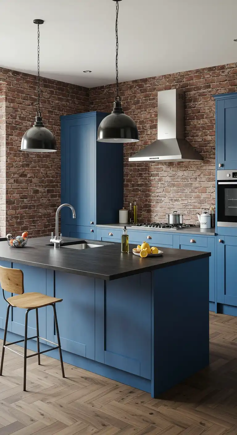 8 Exposed Brick Wall Kitchen Ideas for a Rustic and Modern Look 12 Contemporary Contrast