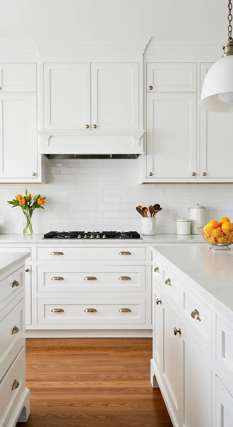 Crisp White for an Open and Airy Feel 1