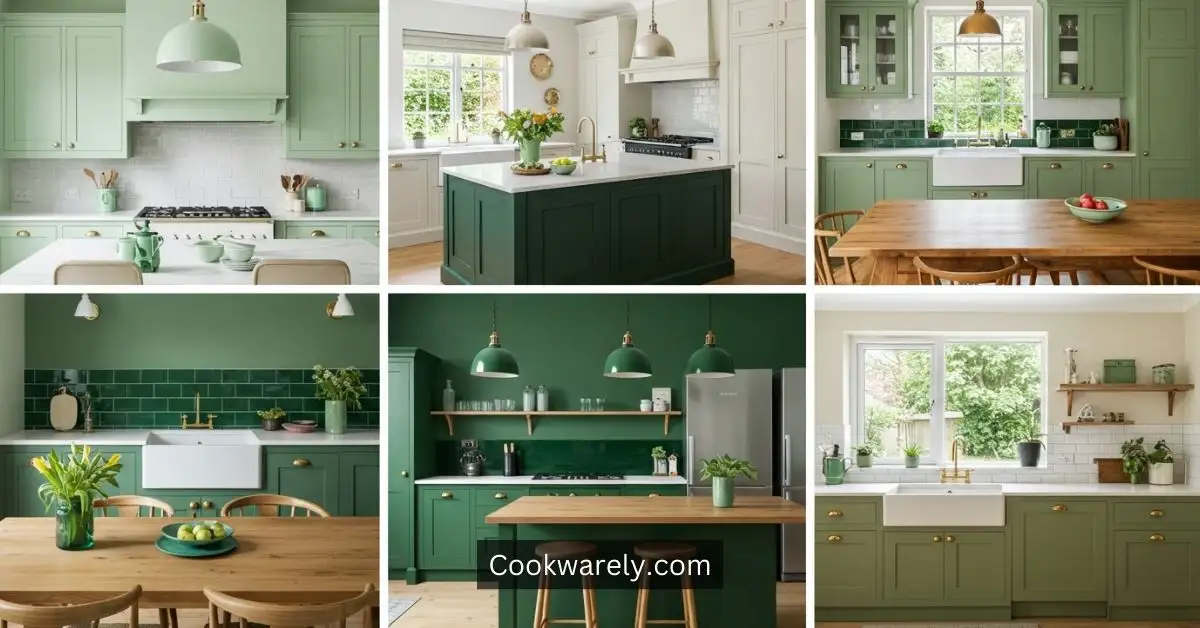 8 Refreshing Green Color Kitchen Ideas For A Natural Vibe
