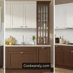 Kitchen Cabinet Color Ideas Two Tone Brown and White