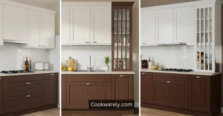 Kitchen Cabinet Color Ideas Two Tone Brown and White