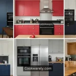 Kitchen Cabinet Color Ideas with Black Appliances