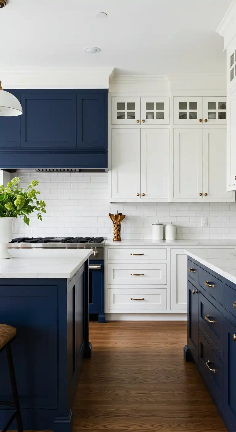 Navy Blue for a Striking Two-Tone Effect 1