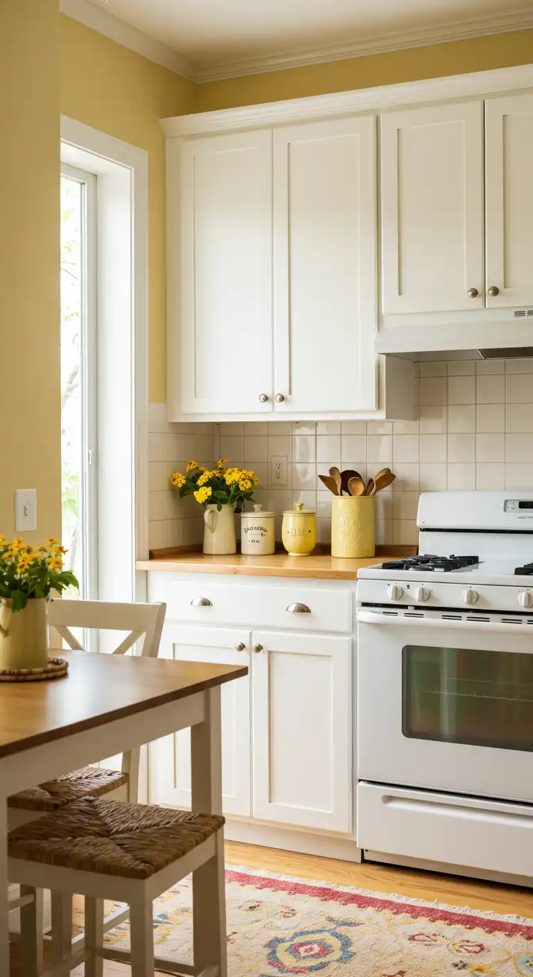 Soft Yellow for a Warm and Cheerful Vibe 2