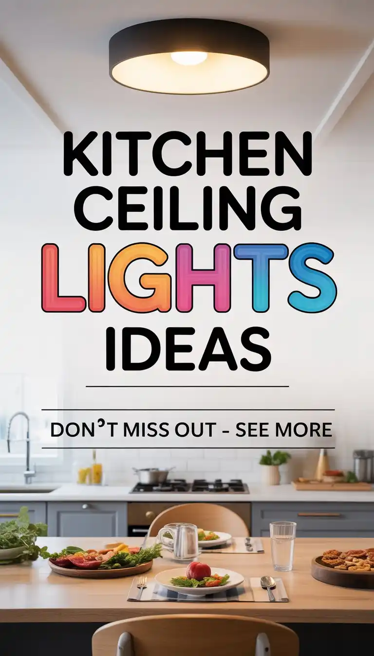 Kitchen Ceiling Lights Ideas